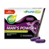 Возбуждающее средство для мужчин Mans Power plus - 10 капсул (0,35 гр.) +1 в подарок - SuperCaps - купить с доставкой в Евпатории
