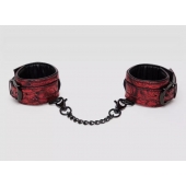 Красно-черные наручники Reversible Faux Leather Wrist Cuffs - Fifty Shades of Grey - купить с доставкой в Евпатории