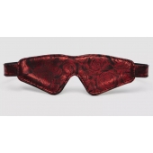 Двусторонняя красно-черная маска на глаза Reversible Faux Leather Blindfold - Fifty Shades of Grey - купить с доставкой в Евпатории