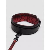 Стильный ошейник с поводком Reversible Faux Leather Collar and Lead - Fifty Shades of Grey - купить с доставкой в Евпатории