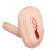 Мастурбатор-вагина с вибрацией и выносным пультом управления REALSTUFF SMOOTH   BALD - Dream Toys - в Евпатории купить с доставкой