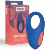 Синее эрекционное кольцо RRRING First Date Cock Ring - FeelzToys - в Евпатории купить с доставкой