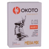 Набор из 4 презервативов OKOTO MegaMIX - Sitabella - купить с доставкой в Евпатории
