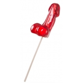 Красный леденец в форме фаллоса со вкусом виски - Sosuчki - купить с доставкой в Евпатории