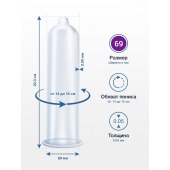 Презервативы MY.SIZE размер 69 - 3 шт. - My.Size - купить с доставкой в Евпатории