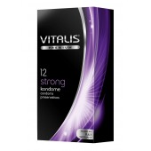 Презервативы с утолщённой стенкой VITALIS PREMIUM strong - 12 шт. - Vitalis - купить с доставкой в Евпатории
