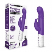 Фиолетовый массажер для G-точки Slim Shaft thrusting G-spot Rabbit - 23 см. - Rabbit Essentials