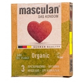 Экологически чистые презервативы Masculan Organic - 3 шт. - Masculan - купить с доставкой в Евпатории