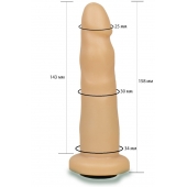 Телесная насадка Harness - 15,8 см. - LOVETOY (А-Полимер) - купить с доставкой в Евпатории