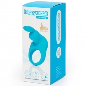 Голубое эрекционное виброкольцо Happy Rabbit Rechargeable Rabbit Cock Ring - Happy Rabbit - в Евпатории купить с доставкой