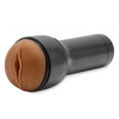 Коричневый мастурбатор-вагина Feel Stroker - Kiiroo - в Евпатории купить с доставкой