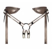 Бронзовый пояс для насадок Desirous Harness - Strap-on-me - купить с доставкой в Евпатории