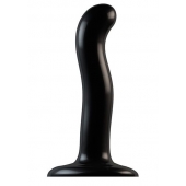 Черный фаллоимитатор-насадка Strap-On-Me P G spot Dildo size S - 16,4 см. - Strap-on-me - купить с доставкой в Евпатории