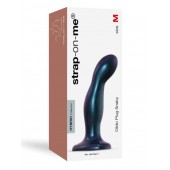 Темно-синяя насадка Strap-On-Me Dildo Plug Snaky size M - Strap-on-me - купить с доставкой в Евпатории