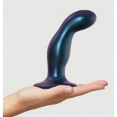 Темно-синяя насадка Strap-On-Me Dildo Plug Snaky size M - Strap-on-me - купить с доставкой в Евпатории
