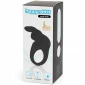 Черное эрекционное виброкольцо Happy Rabbit Rechargeable Rabbit Cock Ring - Happy Rabbit - в Евпатории купить с доставкой