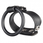 Двойное кольцо выносливости на пенис DUAL STAMINA RING - BlueLine - в Евпатории купить с доставкой