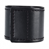 Хомут-утяжка для мошонки из искусственной кожи на липучке VELCRO BALL STRETCHER- 4 см. - BlueLine - в Евпатории купить с доставкой