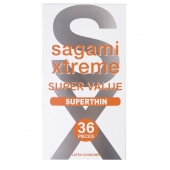 Ультратонкие презервативы Sagami Xtreme Superthin - 36 шт. - Sagami - купить с доставкой в Евпатории