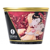 Массажная  свеча Sparkling Strawberry Wine с ароматом клубничного вина - 170 мл. - Shunga - купить с доставкой в Евпатории