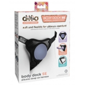 Черные трусики для страпона Body Dock SE на регулируемых ремнях - Pipedream - купить с доставкой в Евпатории