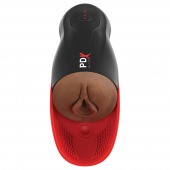 Коричневый мастурбатор-вагина с вибрацией Fuck-O-Matic 2 - Pipedream - в Евпатории купить с доставкой