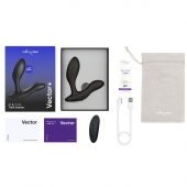 Черный анальный вибратор We-Vibe Vector+ - We-vibe - в Евпатории купить с доставкой