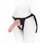 Податливый фаллос на трусиках Harness - 20,5 см. - LOVETOY (А-Полимер) - купить с доставкой в Евпатории
