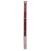 Бордовый ремень Halo Waist Belt - размер L-XL - Shots Media BV - купить с доставкой в Евпатории