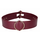 Бордовый ремень Halo Waist Belt - размер L-XL - Shots Media BV - купить с доставкой в Евпатории