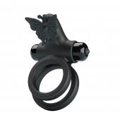 Черное эрекционное виброкольцо Passionate Ring IX - Baile - в Евпатории купить с доставкой