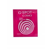 Стимулирующий интимный крем для женщин Cosmo G-spot - 2 гр. - Биоритм - купить с доставкой в Евпатории