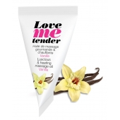 Съедобное согревающее массажное масло Love Me Tender Vanilla с ароматом ванили - 10 мл. - Love to Love - купить с доставкой в Евпатории
