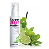 Съедобное согревающее массажное масло Love Me Tender Mojito с ароматом мохито - 100 мл. - Love to Love - купить с доставкой в Евпатории