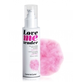 Съедобное согревающее массажное масло Love Me Tender Cotton Candy с ароматом сладкой ваты - 100 мл. - Love to Love - купить с доставкой в Евпатории