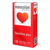 Презервативы Masculan Sensitive plus - 10 шт. - Masculan - купить с доставкой в Евпатории