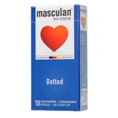 Презервативы с пупырышками Masculan Dotted - 10 шт. - Masculan - купить с доставкой в Евпатории