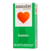 Презервативы анатомической формы Masculan Anatomic - 10 шт. - Masculan - купить с доставкой в Евпатории