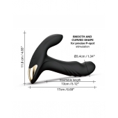 Черный вибромассажер простаты Multi P-Joy с 3 моторами - Dorcel - в Евпатории купить с доставкой