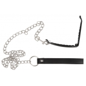 Зажим для половых губ с поводком Pussy Clamp With A Leash - Orion - купить с доставкой в Евпатории