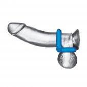 Комплект из 2 эрекционных колец-восьмерок 2-Pack Duo Cock And Ball Stamina Enhancement Ring - BlueLine - в Евпатории купить с доставкой