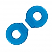 Комплект из двух колец для пениса 2-Pack Ultra-Stretch Stamina Endurance Ring - BlueLine - в Евпатории купить с доставкой