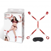 Красная фиксация на матрас Classic Bedspreader - Lux Fetish - купить с доставкой в Евпатории
