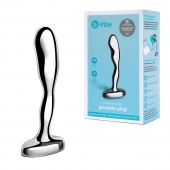 Стальной стимулятор простаты Stainless Steel Prostate Plug - 11,5 см. - b-Vibe - в Евпатории купить с доставкой