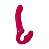 Малиновый безремневой страпон Lapis - 23 см. - Lovense - купить с доставкой в Евпатории