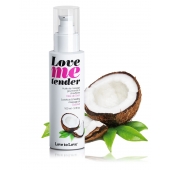 Съедобное согревающее массажное масло Love Me Tender Cocos с ароматом кокоса - 100 мл. - Love to Love - купить с доставкой в Евпатории
