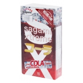Ароматизированные презервативы Sagami Xtreme COLA - 10 шт. - Sagami - купить с доставкой в Евпатории