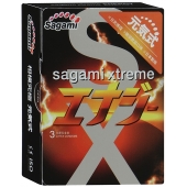 Презервативы Sagami Xtreme ENERGY с ароматом энергетика - 3 шт. - Sagami - купить с доставкой в Евпатории