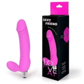 Розовый безремневой страпон Sexy Friend - 1137 - купить с доставкой в Евпатории