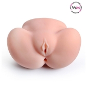Реалистичный мастурбатор с двумя функциональными отверстиями - Erowoman-Eroman - в Евпатории купить с доставкой